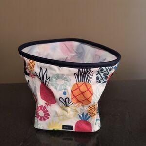 Thirty-One Pineapple Print Storage Bin